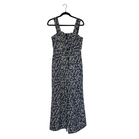 Anthropologie Maeve The Colette Button Front Floral Wide Leg Jumpsuit - Picture 3 of 5
